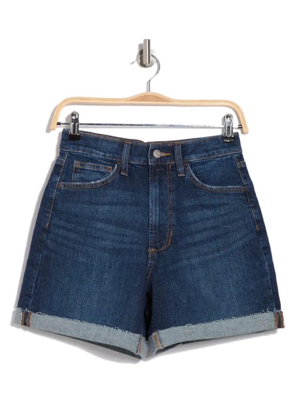 NWT Wrangler Dark Blue High-Rise Denim Shorts